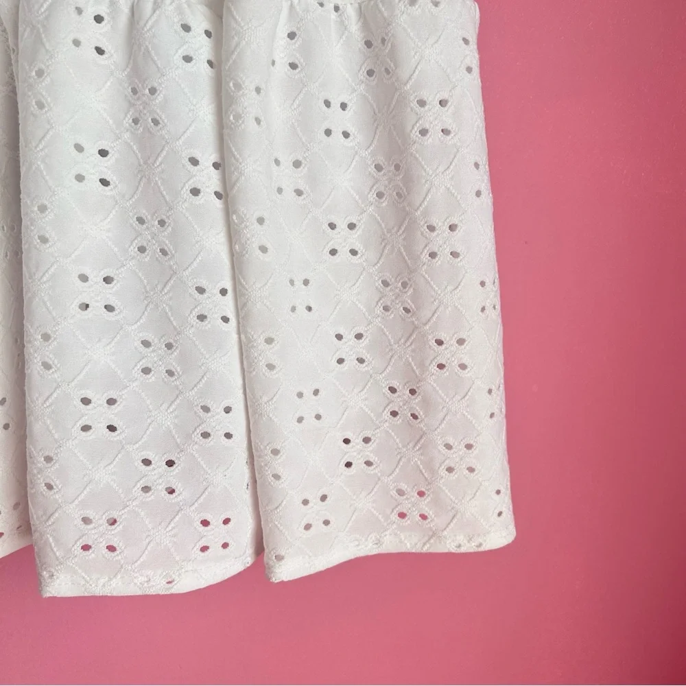 White Eyelet Lace Sun Dress - Picture 6 of 9